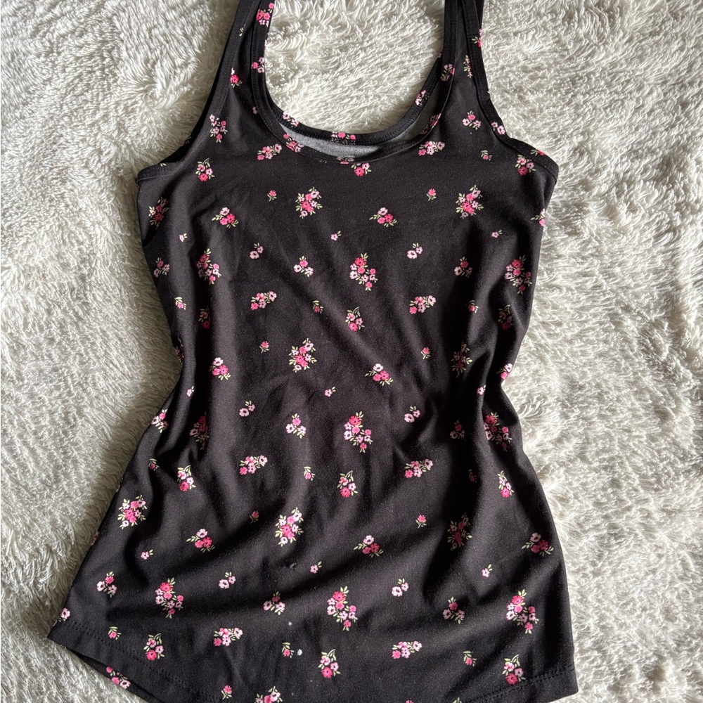 No Boundaries Floral Tank Top